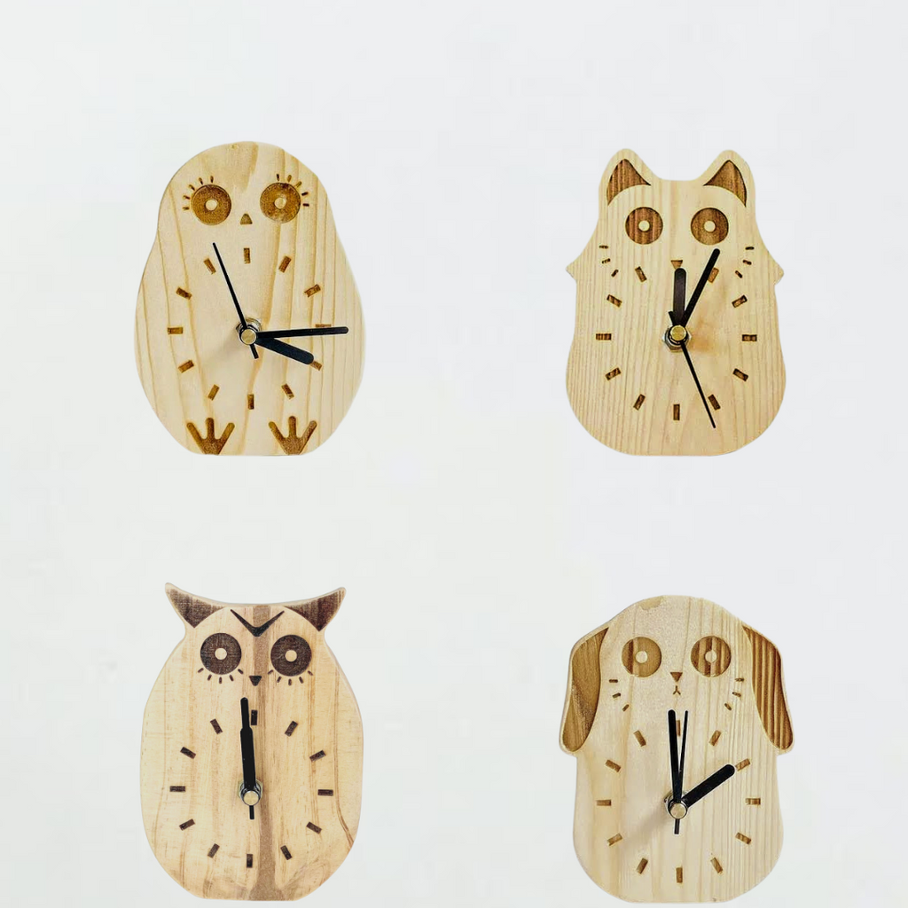 動物時鐘系列｜桌上小小動物園