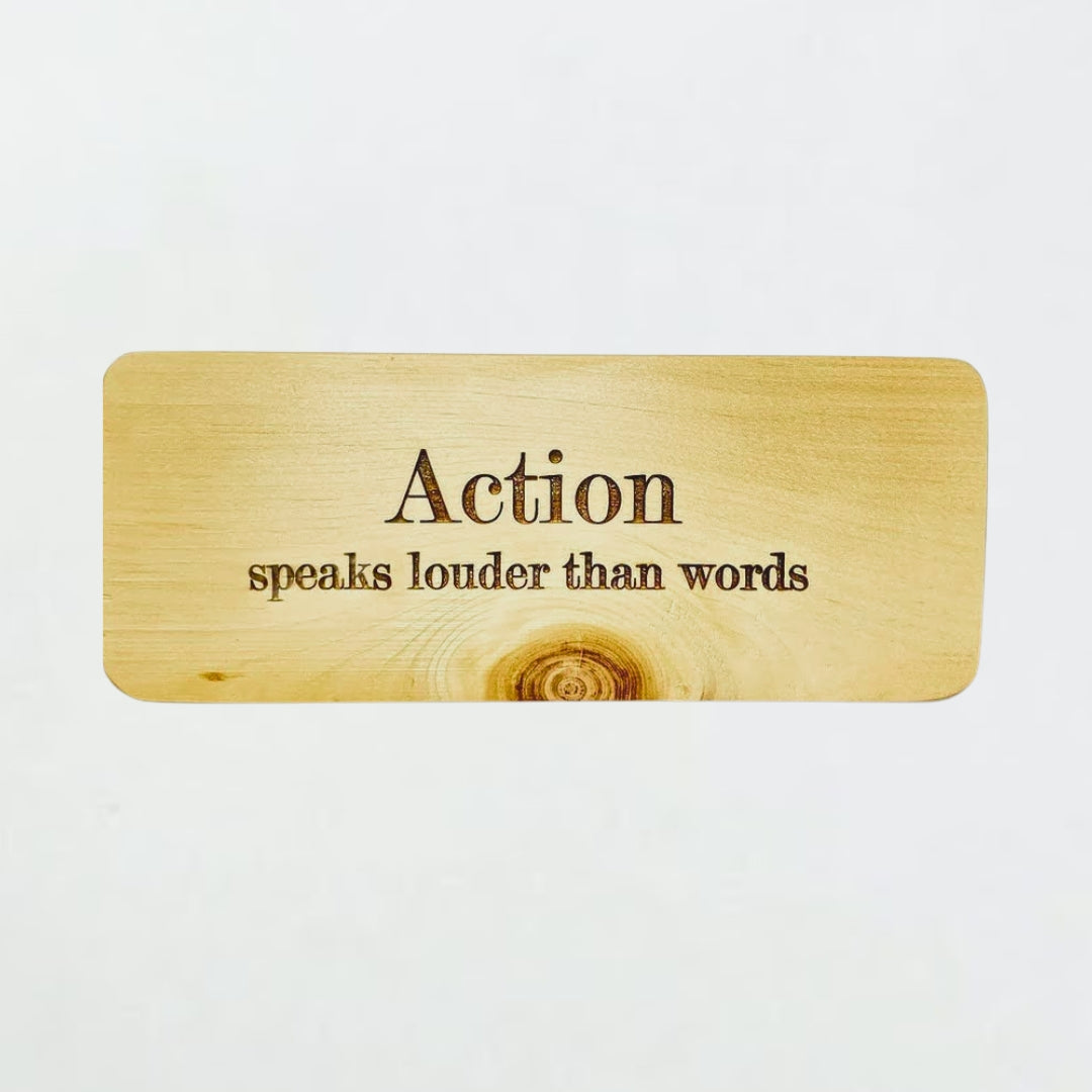 英文金句木字牌：生活態度