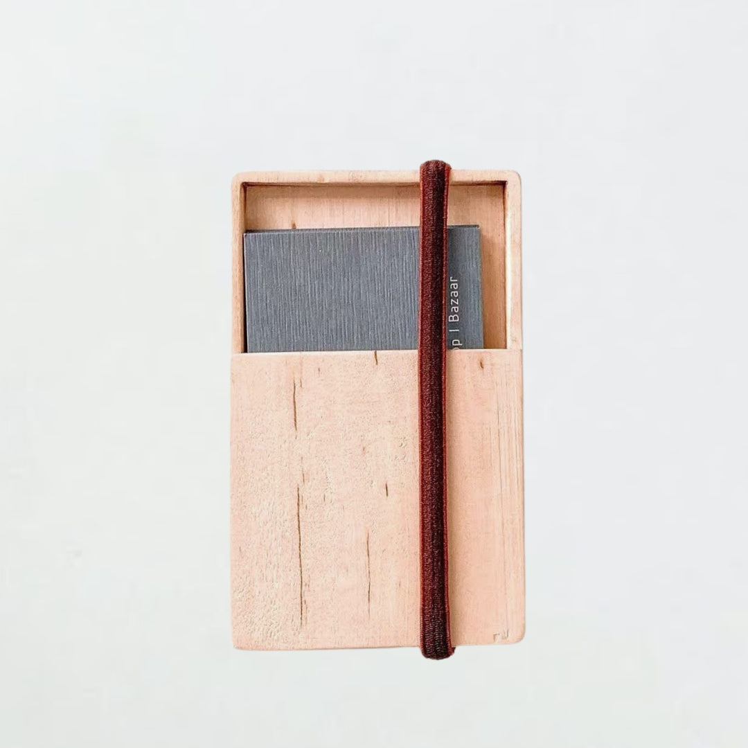 卡片盒｜簡約木質設計