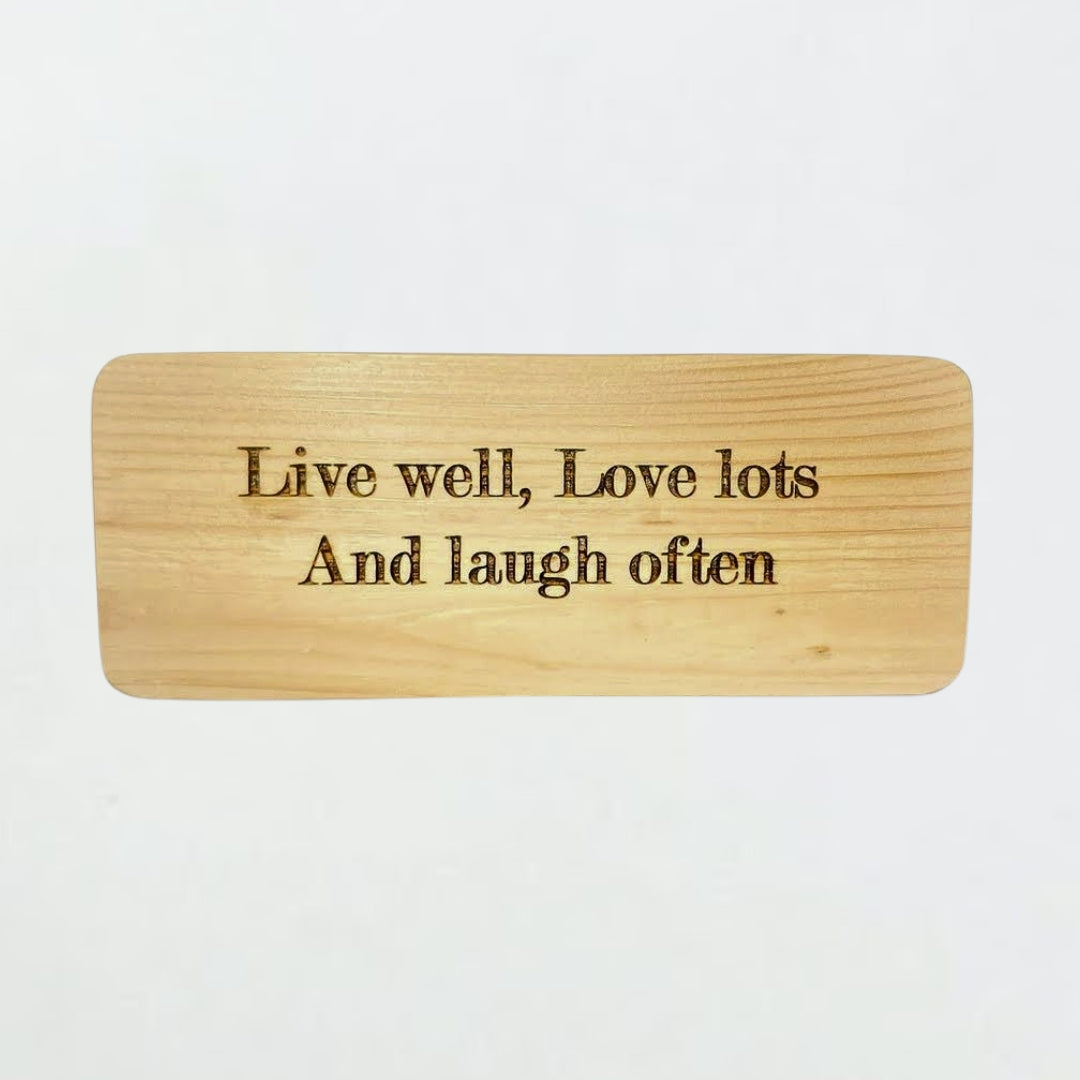 英文金句木字牌：生活態度