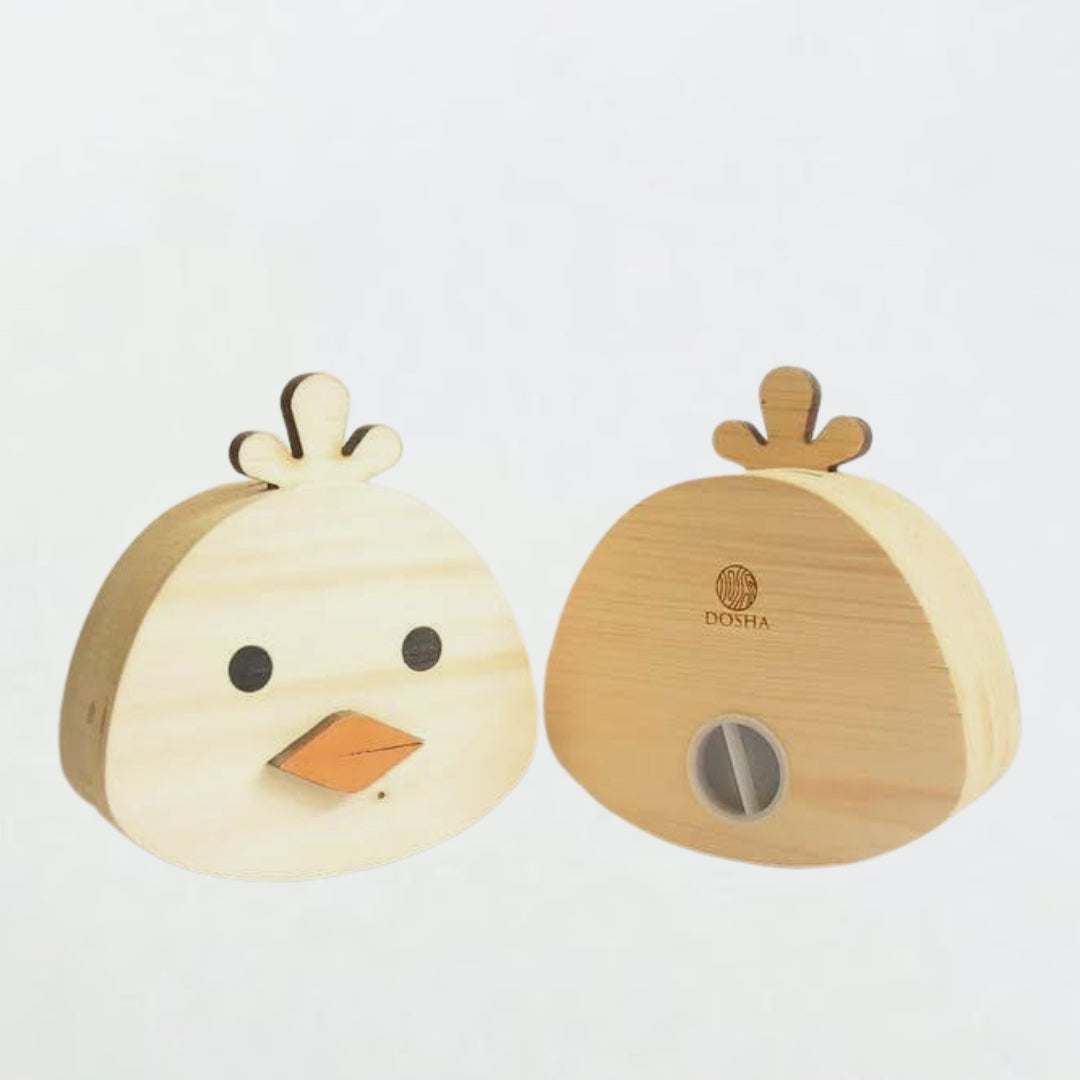 動物木製存錢筒｜牛・小雞・兔子・小豬