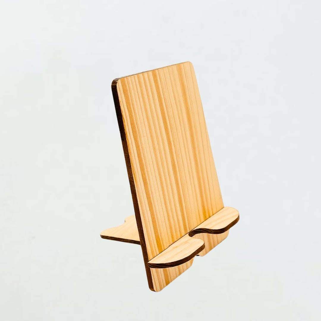 桌上收納 - 手機座 - 原木色