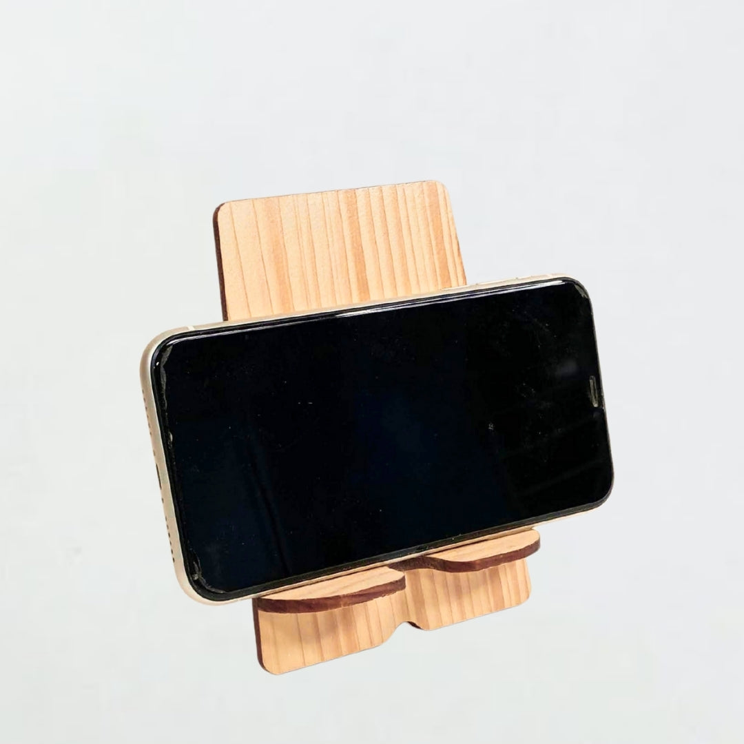 桌上收納 - 手機座 - 原木色