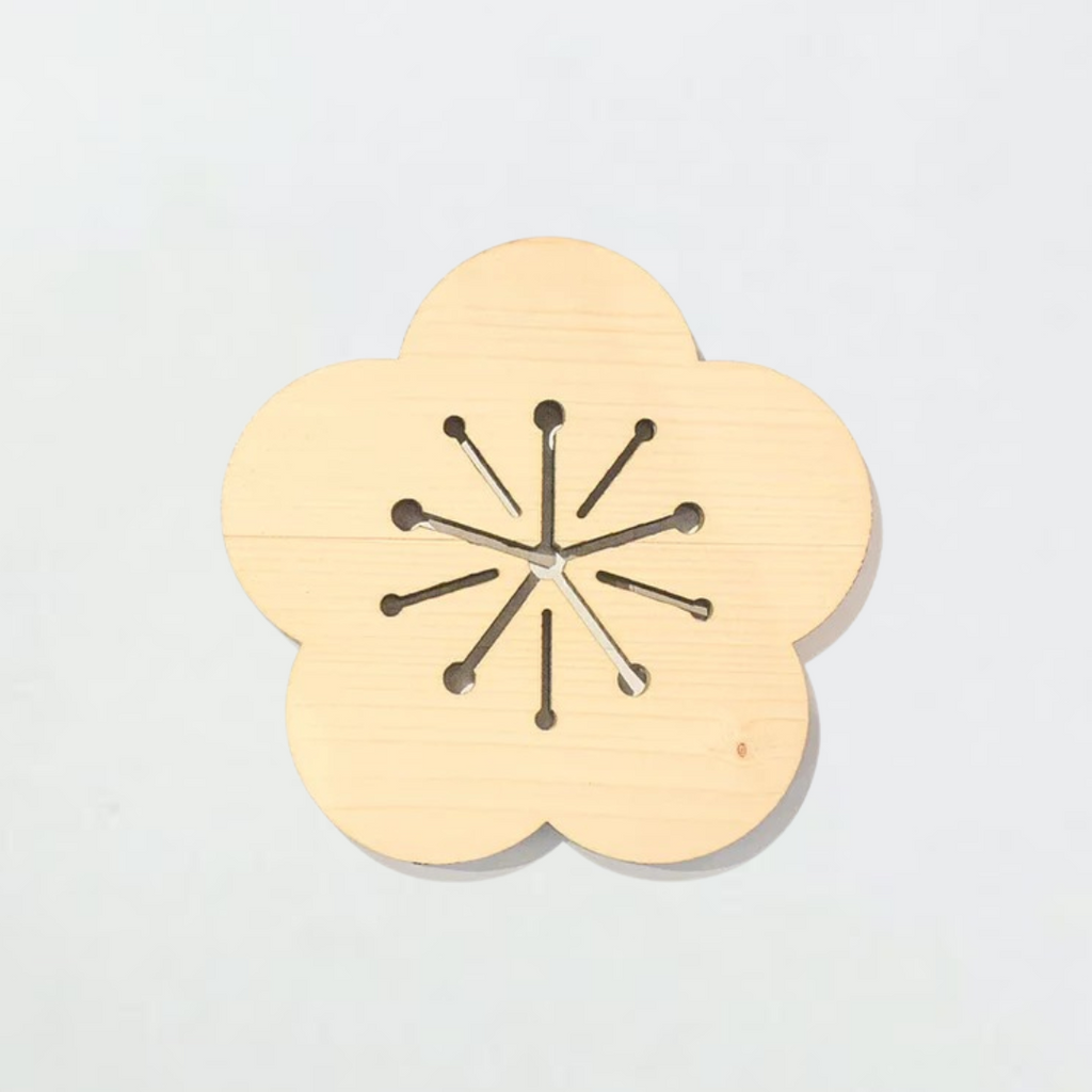 木質鍋墊｜三款花卉設計