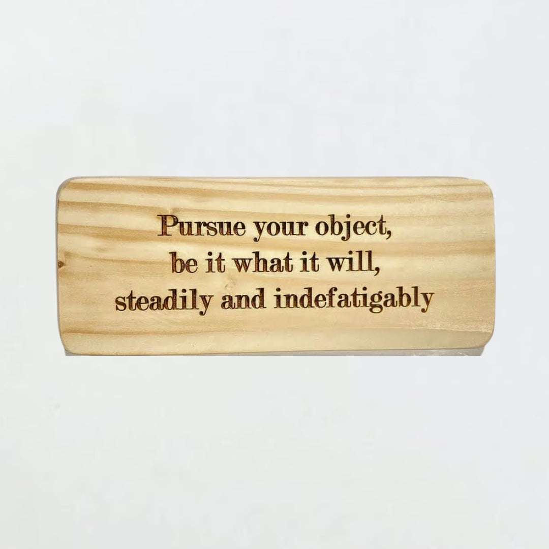 英文金句木字牌：生活態度