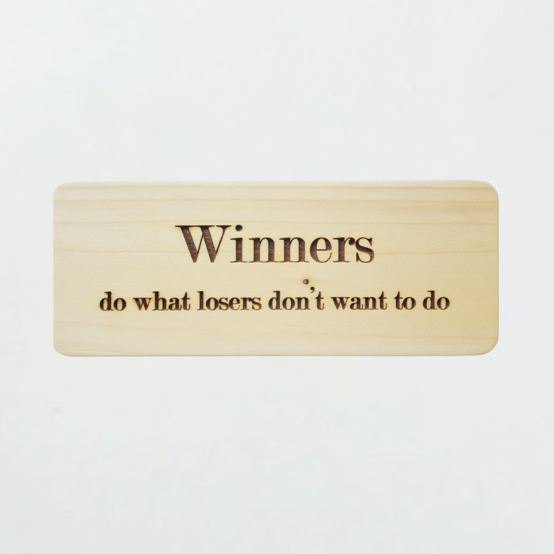 英文金句木字牌：生活態度