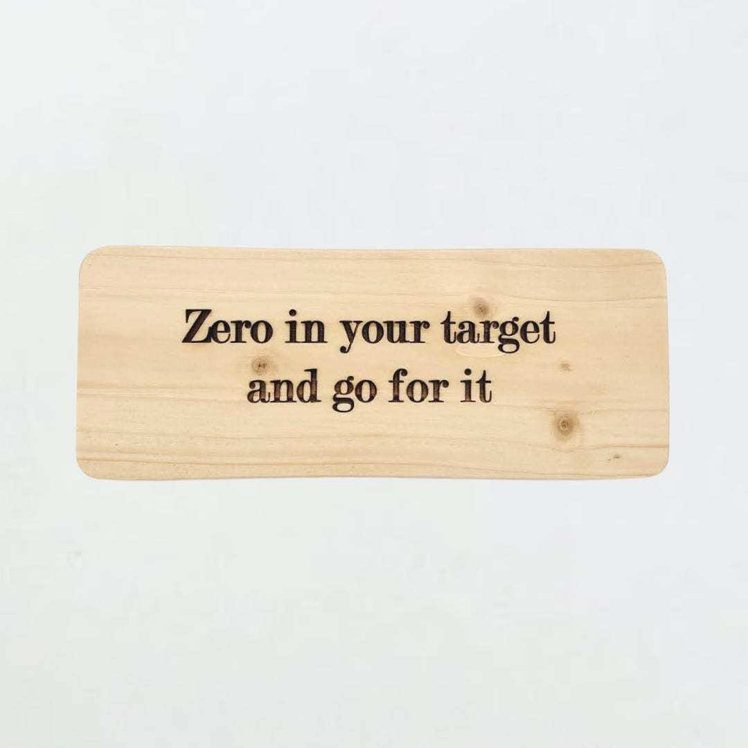 英文金句木字牌：生活態度