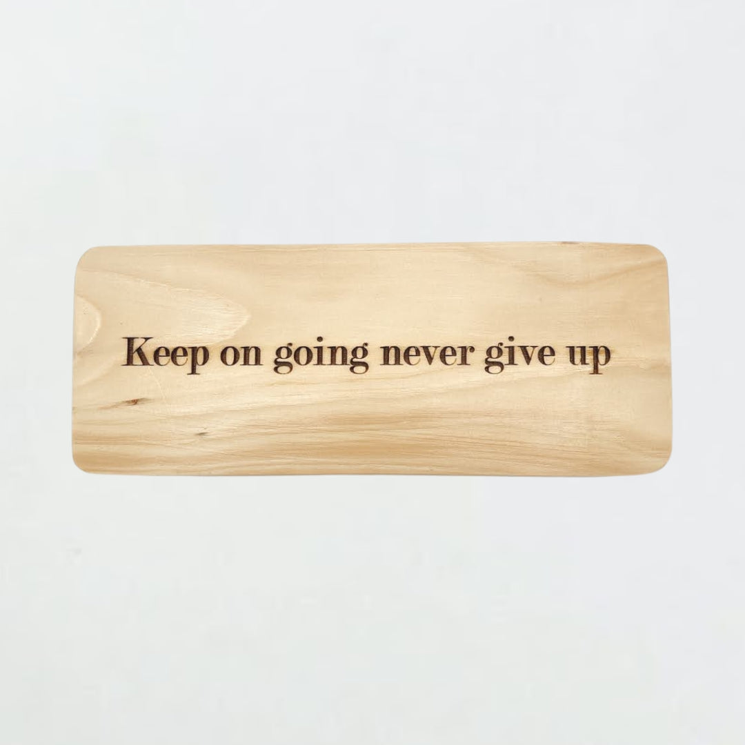 英文金句木字牌：生活態度