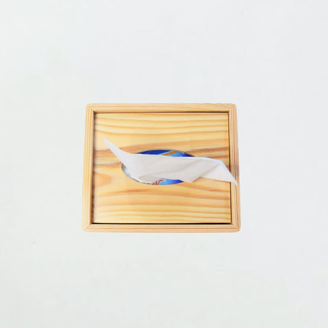 紙巾盒 - 細紙巾盒 - 原木色