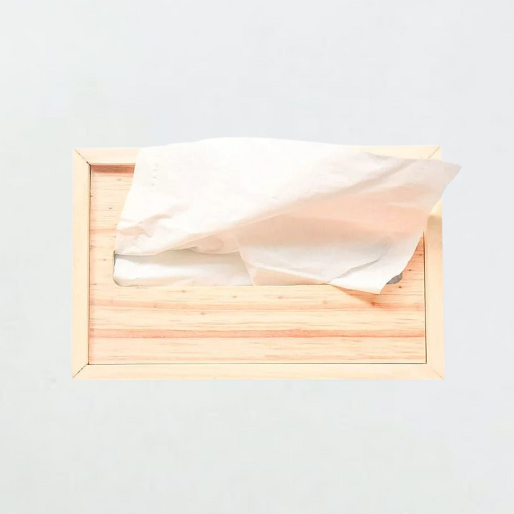 紙巾盒 - 細紙巾盒 - 原木色