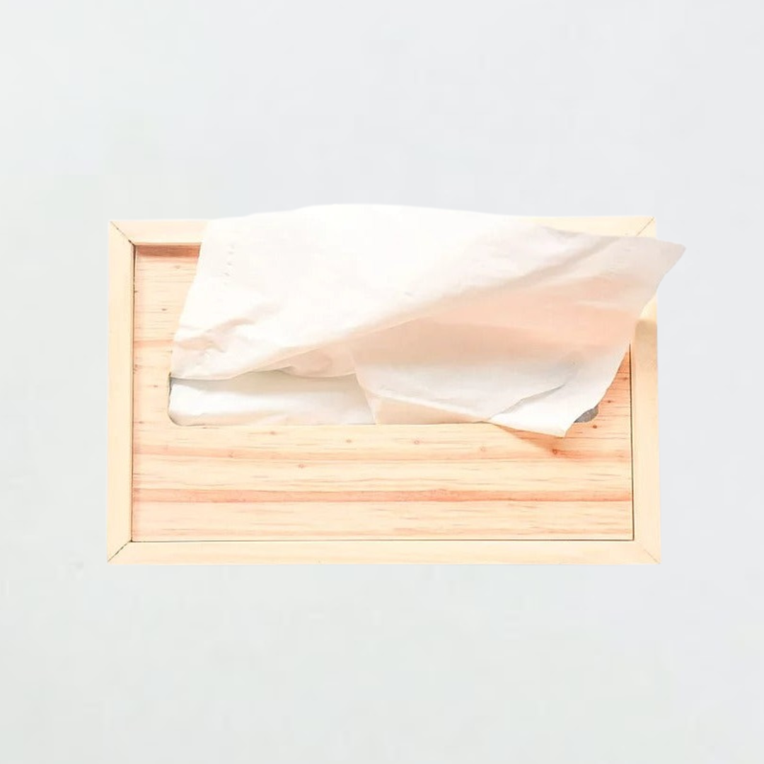 紙巾盒 - 細紙巾盒 - 原木色