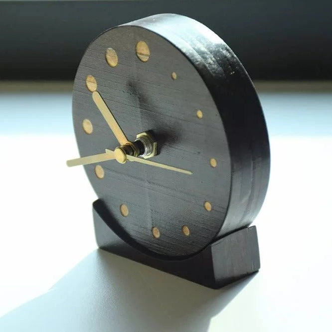 木製幾何時鐘｜圓形／正方形／六角形