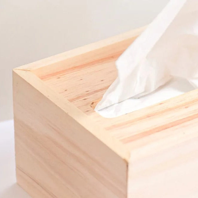 紙巾盒 - 細紙巾盒 - 原木色