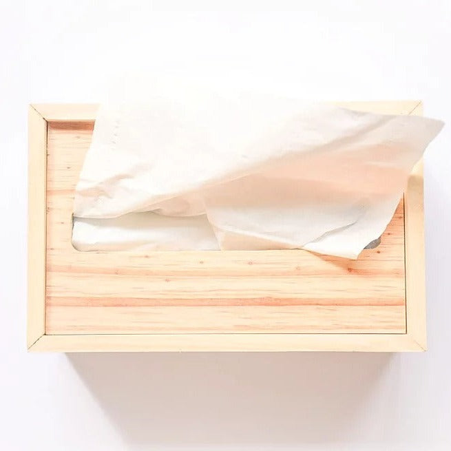 紙巾盒 - 細紙巾盒 - 原木色